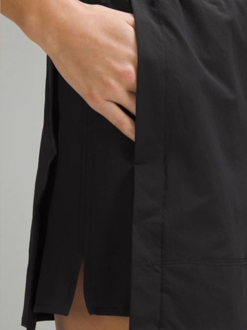 lululemon Stretch Wovan Relaxed Black Shorts 4” Original Shopping bag Included - Picture 6 of 12